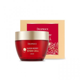 Deoproce Super Berry Stem Cell Cream - Крем со стволовыми клетками и ягодным комплексом